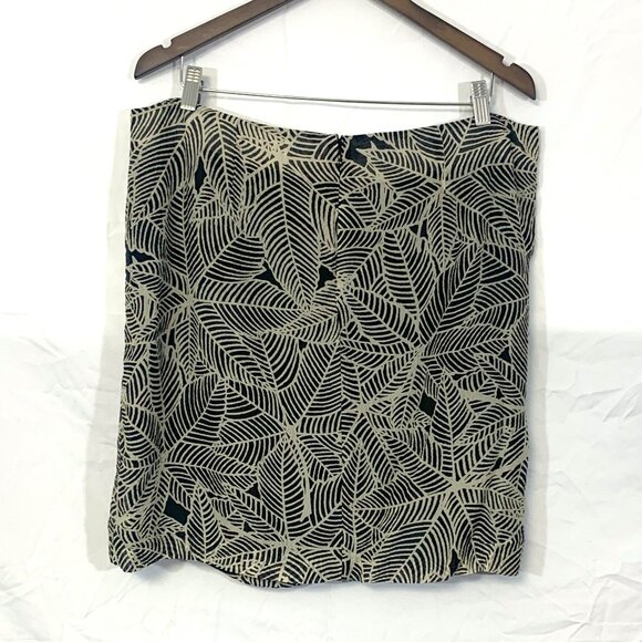 Vintage 90s Chaus Faux Wrap Silk Mini Skirt Plus SZ 16 - Picture 6 of 12